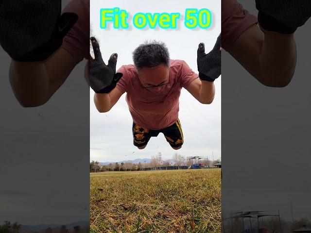 Superman Burpee push-ups fit over 50 #fitover50 #supermanpushups