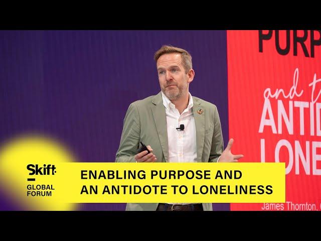 Intrepid Travel CEO James Thornton at Skift Global Forum