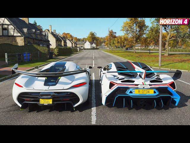 Forza Horizon 4 Online -  Koenigsegg Jesko & Lamborghini Veneno