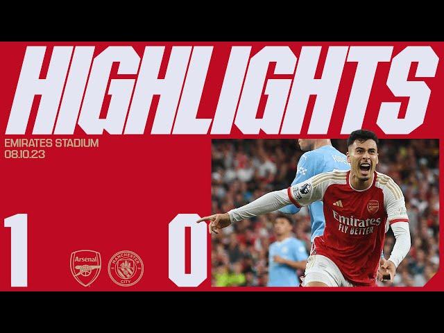 HIGHLIGHTS | Arsenal vs Manchester City (1-0) | Martinelli returns to win it!