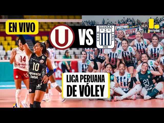 🟡ALIANZA LIMA - UNIVERSITARIO DE DEPORTES | SIGUE LA LIGA PERUANA DE VÓLEY 2024 EN LATINA