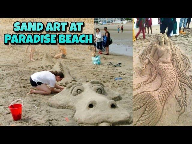 SAND ART || REALISTIC SCULPTURE || FOR SOCIAL AWARENESS || PARADISE BEACH CHENNAI