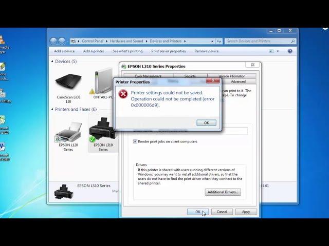 Cara Mengatasi Printer Tidak Bisa di Sharing Error 0X000006d9