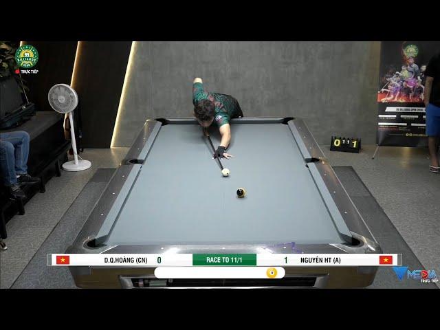 Billiards pool 9 ball Dương Quốc Hoàng  vs Nguyên HT race to 9