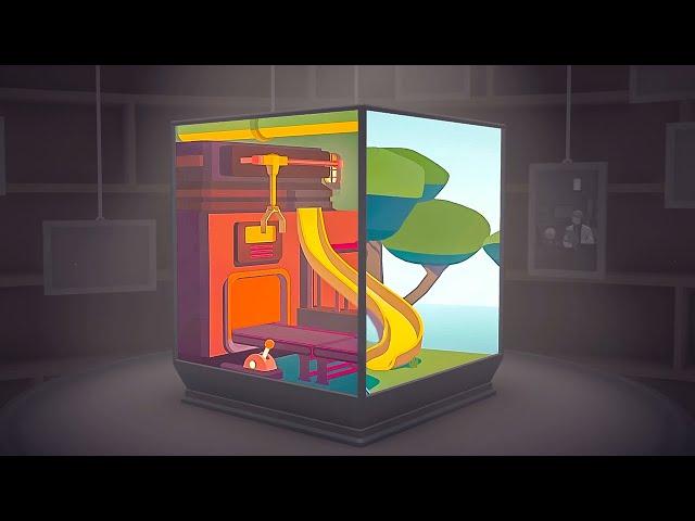 Within this cube is a super clever perspective based puzzle game... Moncage!