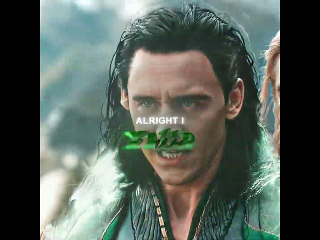 "Alright I YIELD" Loki Edit - Stereo Love (slowed) #shorts #edit #loki #marvel