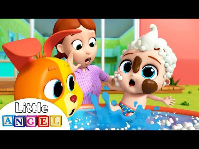 Let's Get You Cleaned Up Baby John! | Little Angel Kids Songs & Nursery Rhymes