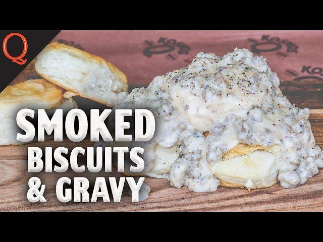 Smoked Biscuits And Gravy | $5 Breakfast On A Weber Kettle Ft. Kosmos Q