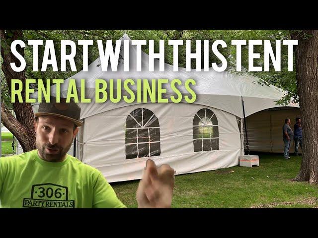 What Kind Of Tent Should You Buy When Starting A Tent Rental Business? 20’x40’ High Peak Frame Tent