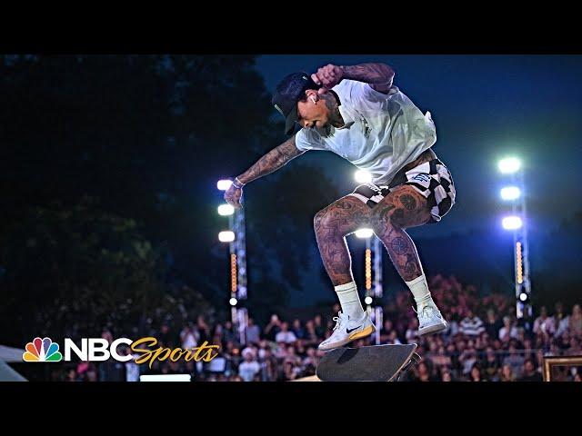 Nyjah Huston's insane run, fakie kickflip deliver Olympic qualifying win in Rome | NBC Sports