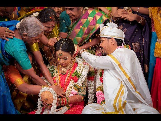 Wedding & Reception highlights  akash & Tharanya | Cinematic Hindu Wedding Film | cinematic wedding