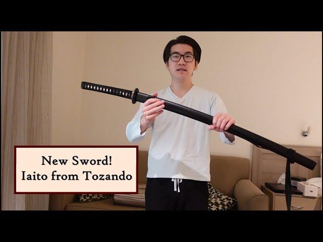 New Sword Day - Byakko Shinryu Koshirae Iaito from Tozando [vlog / sword talk]