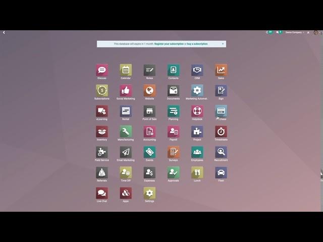 ORSADO Odoo ERP modules demo video