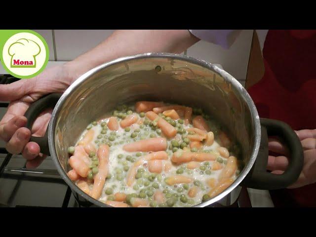 Preparing Peas & Carrots Vegetable Dish Effortlessly