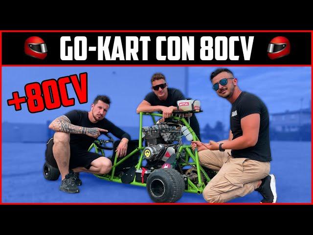 GO-KART CON MOTORE da MOTO (1000 cc) | Costruzione +Test.