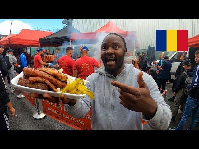 Trying Most Popular Romanian Street food | GRILLED MEAT & SAUSAGE