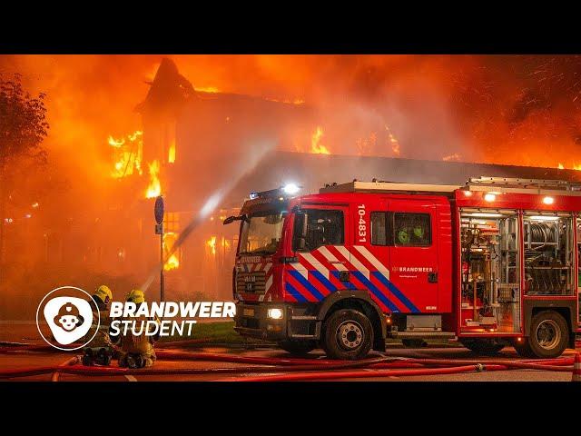 Brandweer Student - Brand in een leegstaand wok restaurant