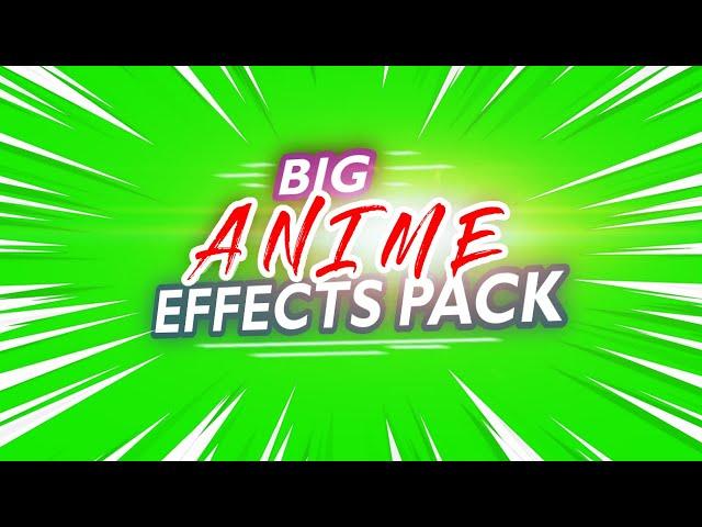 Anime Green Screen (4K Effects / Free Download Link)