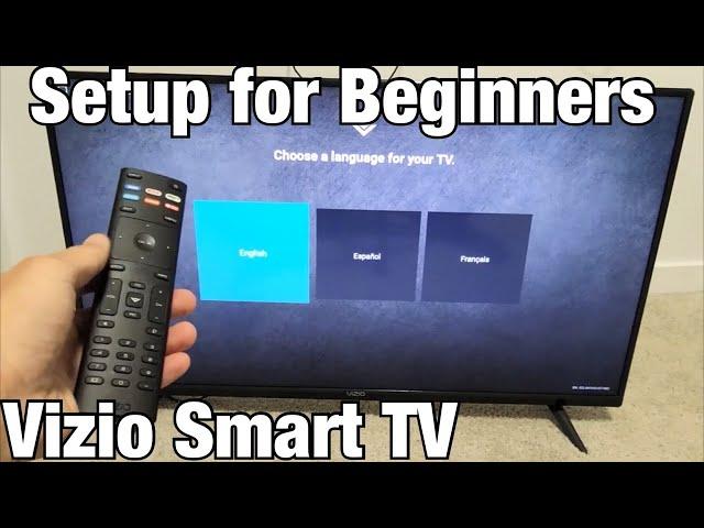 Vizio Smart TV: How to Setup for Beginners (step by step)