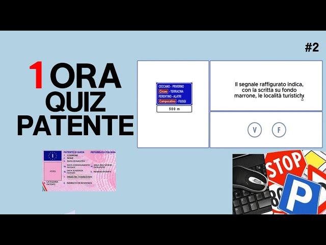 1 ORA QUIZ PATENTE B #2