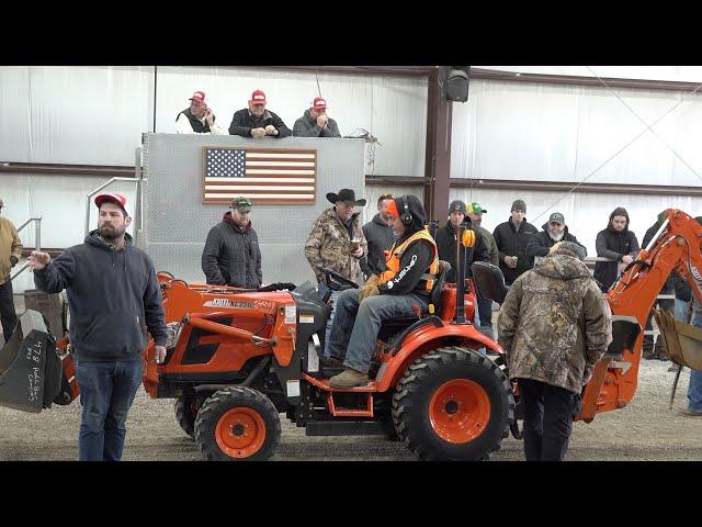 TRACTOR AUCTION! WATCH THEM SELL!  GUESS the PRICE?  45 Used Compact Tractors