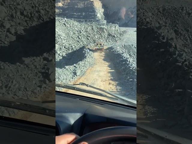 Driving an LV in a Gold Mine AU Open pit!