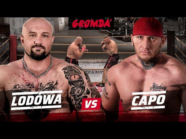 GROMDA 3: LODÓWA vs CAPO. Brutalny nokaut w walce na gołe pięści. CAŁA WALKA