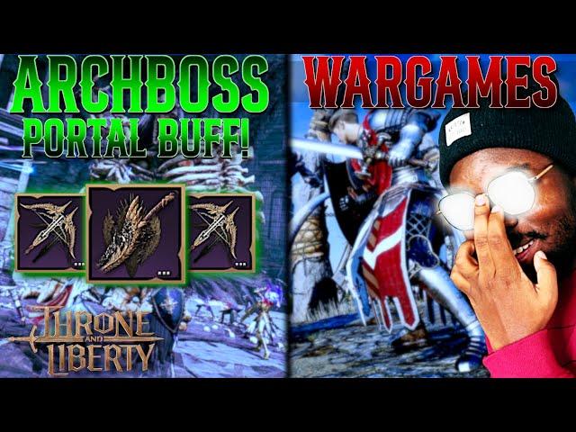 THRONE AND LIBERTY TICO TALKS | WARGAMES | ARCHBOSS BUFFS | CC IMMUNITY & MORE!