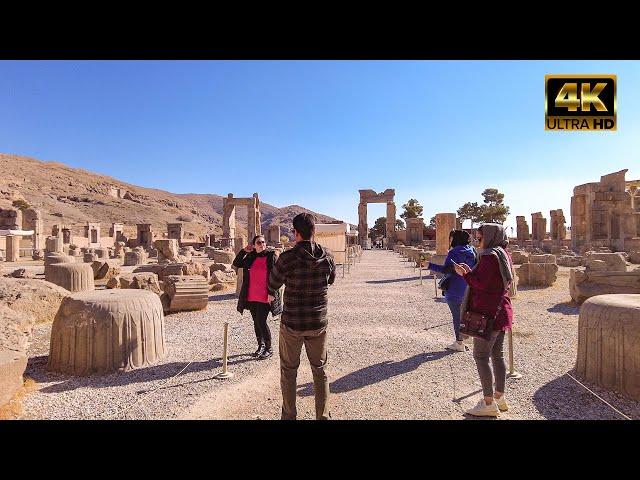 Iran Persepolis Walking Tour [4k60fps]