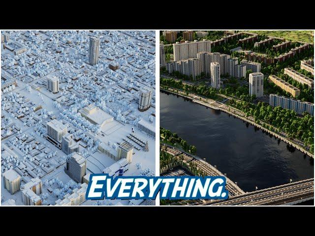 Russia In Minecraft, 1:1 Scale: Everything We Ever Made