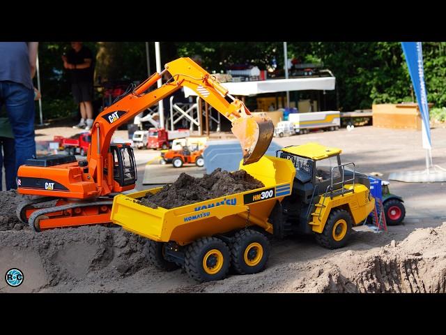 MEGA RC TRUCKS, RC TRACTOR AND BIG RC CONSTRUCTION EQUIPMENT AT MAXIPARK HAMM 2024