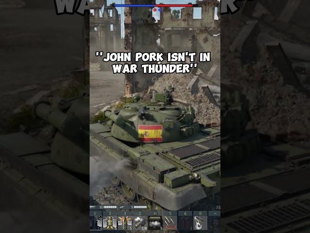 John Pork IS in War Thunder  #wt  #gaijin #warthunder #memes #brainrot #shorts #youtube #johnpork