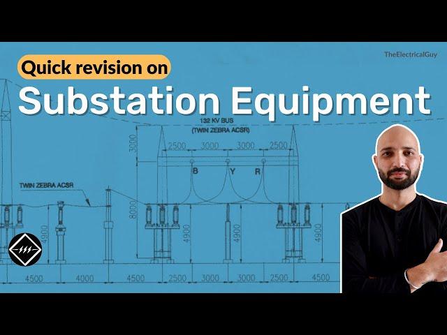 Substation equipment and their functions | Quick Revision | TheElectricalGuy