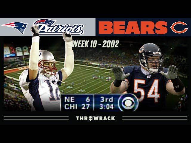 Tom Brady's FIRST Big Comeback! (Patriots vs. Bears 2002, Week 10)