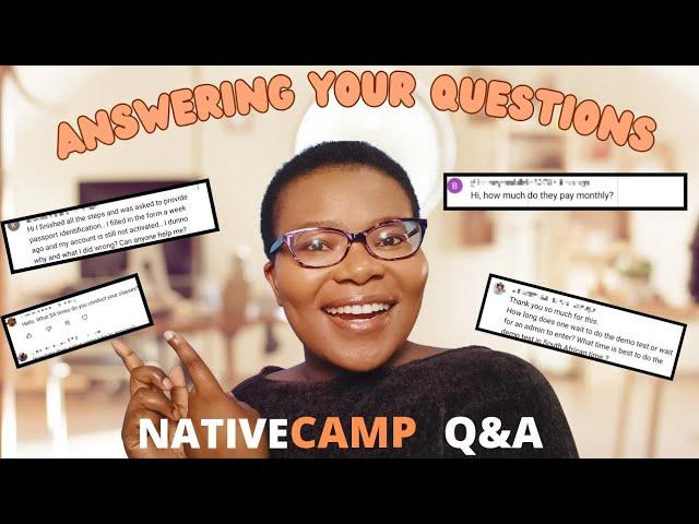Native Camp Demo Lesson Tips and Tricks Q and A