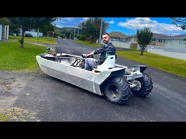 Jet Boat Amphibian Build First Ride
