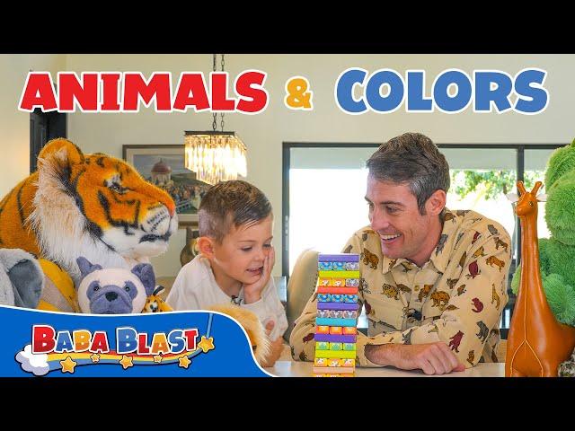 Learn Animals, Colors, & Sounds With Games!  | Learning Videos for Kids | Baba Blast