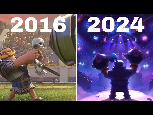 All Clash Royale Animations (2016-2024)