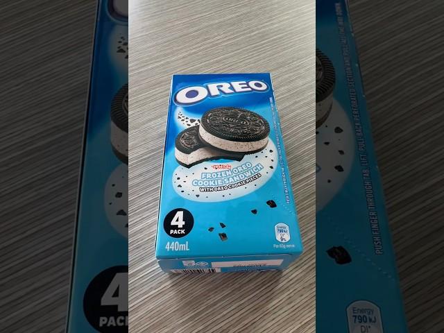 ASMR Oreo cookie ice cream