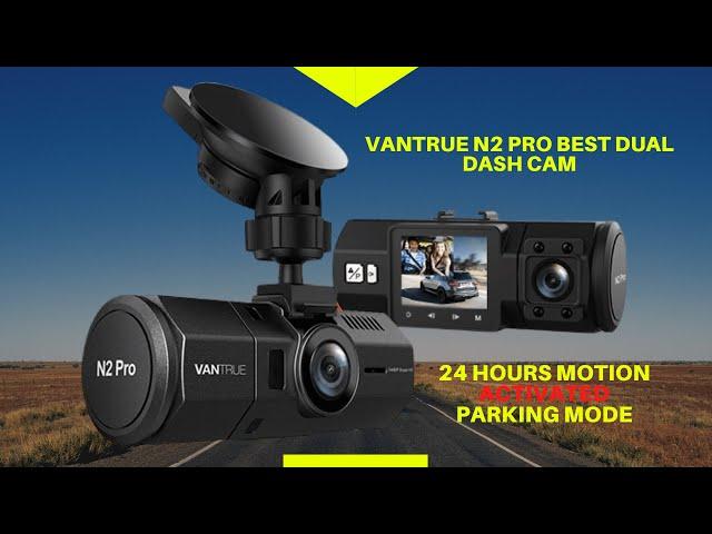 Vantrue N2 Pro Uber Dual 1080P Dash Cam, Camera with Infrared Night Vision Support 256GB max