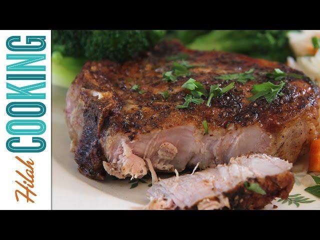How To Cook Pork Chops - Easy Pork Chop Recipe | Hilah Cooking Ep 23