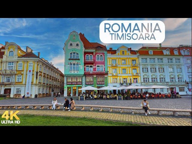 This is ROMANIA!  | Timisoara, Romania Walking Tour 4K UHD