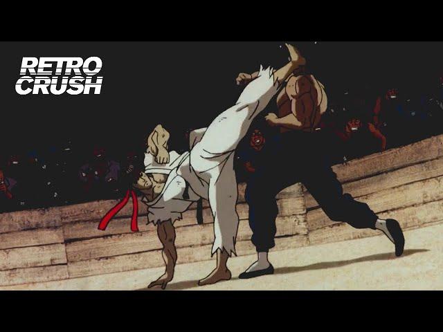 Ryu Vs. Fei Long | Street Fighter II: The Animated Movie | RetroCrush