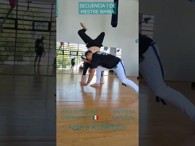 Secuencia 1 de Mestre Bimba. Capoeira en Cuernavaca 5513326900. Inst. Salvador