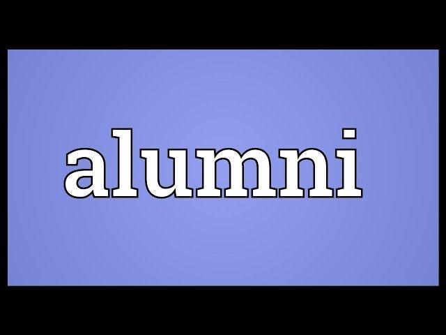 Alumni Meaning