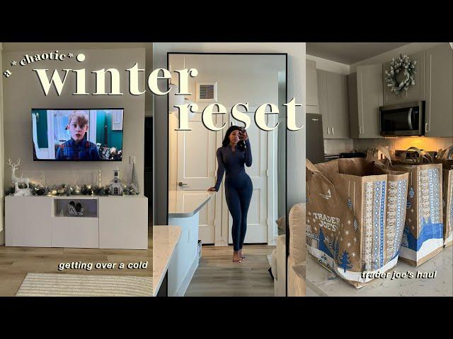 WINTER DIARIES ️ | a *chaotic* reset + broke my camera + getting over a cold + errands + unpacking