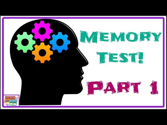 Fun Memory Test! Part 1