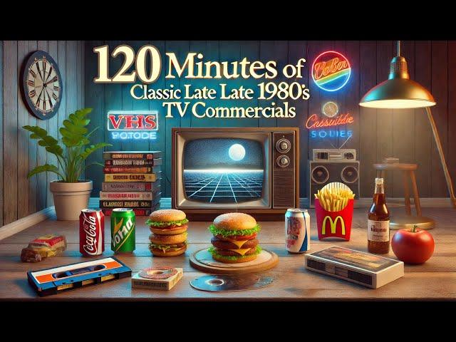 80s Pop-Culture Nostalgia: 2 Hours of Late 80s TV Ads   V544