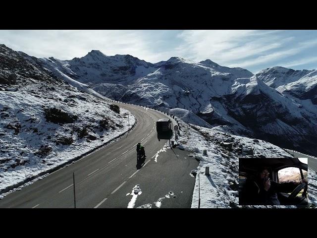 Blindfolded with the Vespa on the Grossglockner high alpine road  Günter Schachermayr