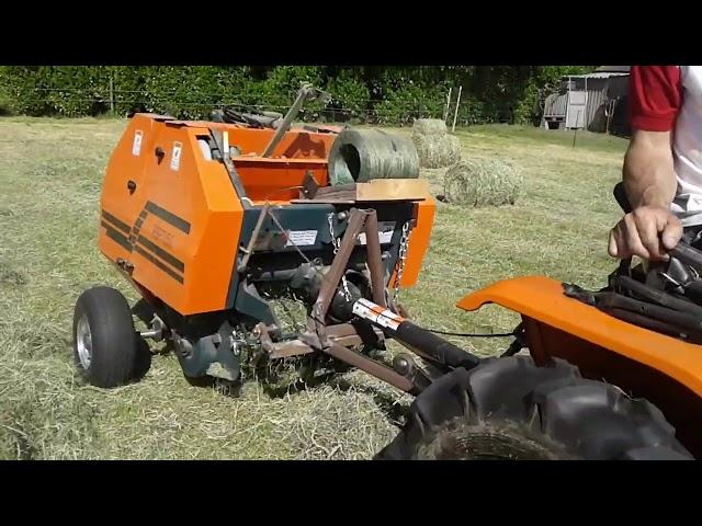 20170525 mini round baler test